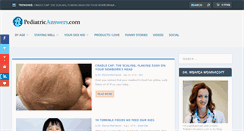 Desktop Screenshot of pediatricanswers.com
